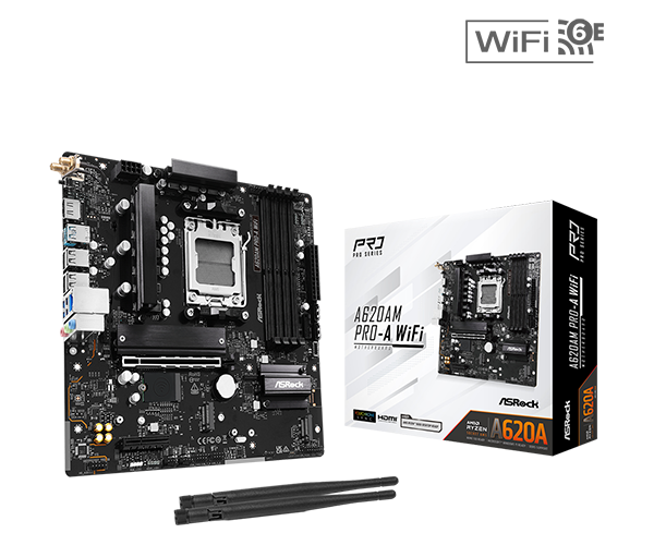 ASRock マザーボード A620AM-HVS AMD Ryzen ASRock > A620AM-HVS